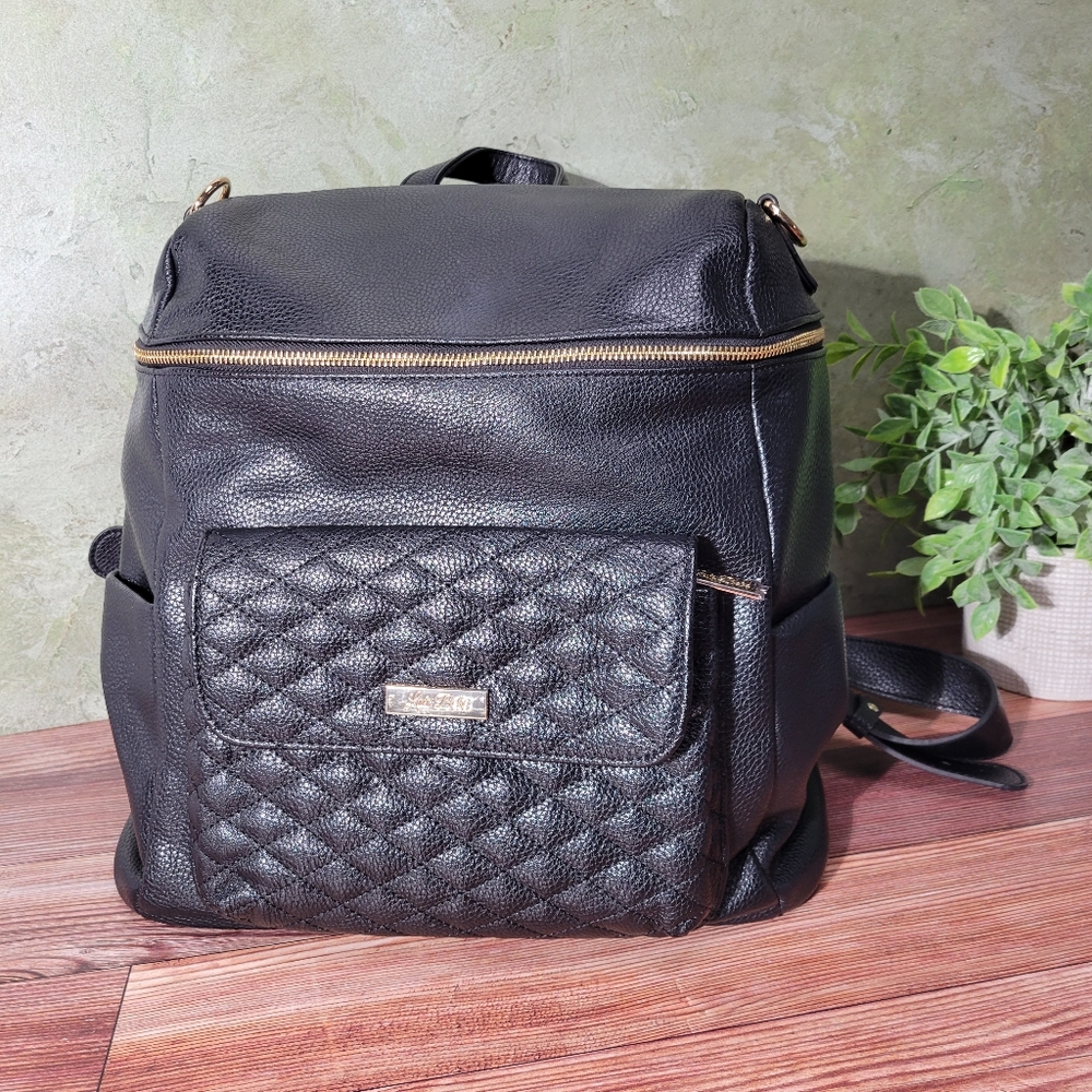 Luli Bebé Monaco Black Diaper Bag